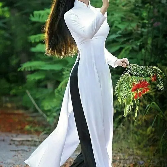 Quần Áo Dài Satin Màu Đen. Quần Áo Dài Khóa Kéo Có Lưng Thun Phía Sau. Quần Áo Dài Cao Cấp Bồng Bềnh Đen Óng Sang Trọng 37-80kg