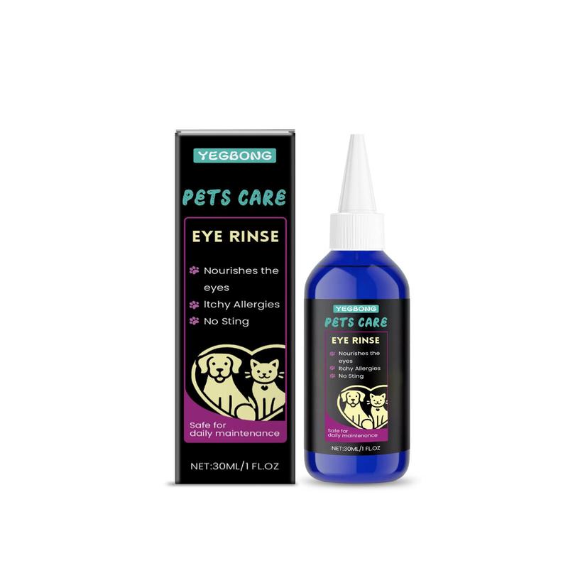 Pet Eye Care Liquid, 1 Piece Gentle Pet Eye Drop, Pet Eye Moisturizer, Eye Care Product for Dogs & Cats, Pet Supplies 0