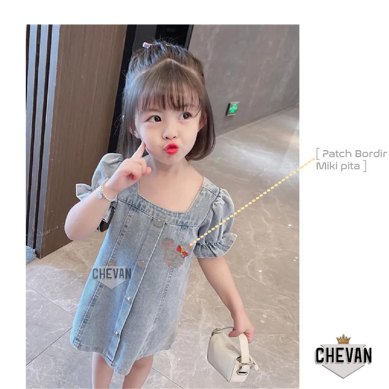 Fanny - Dress Jeans Korea Anak Usia 2- 5 Tahun 6