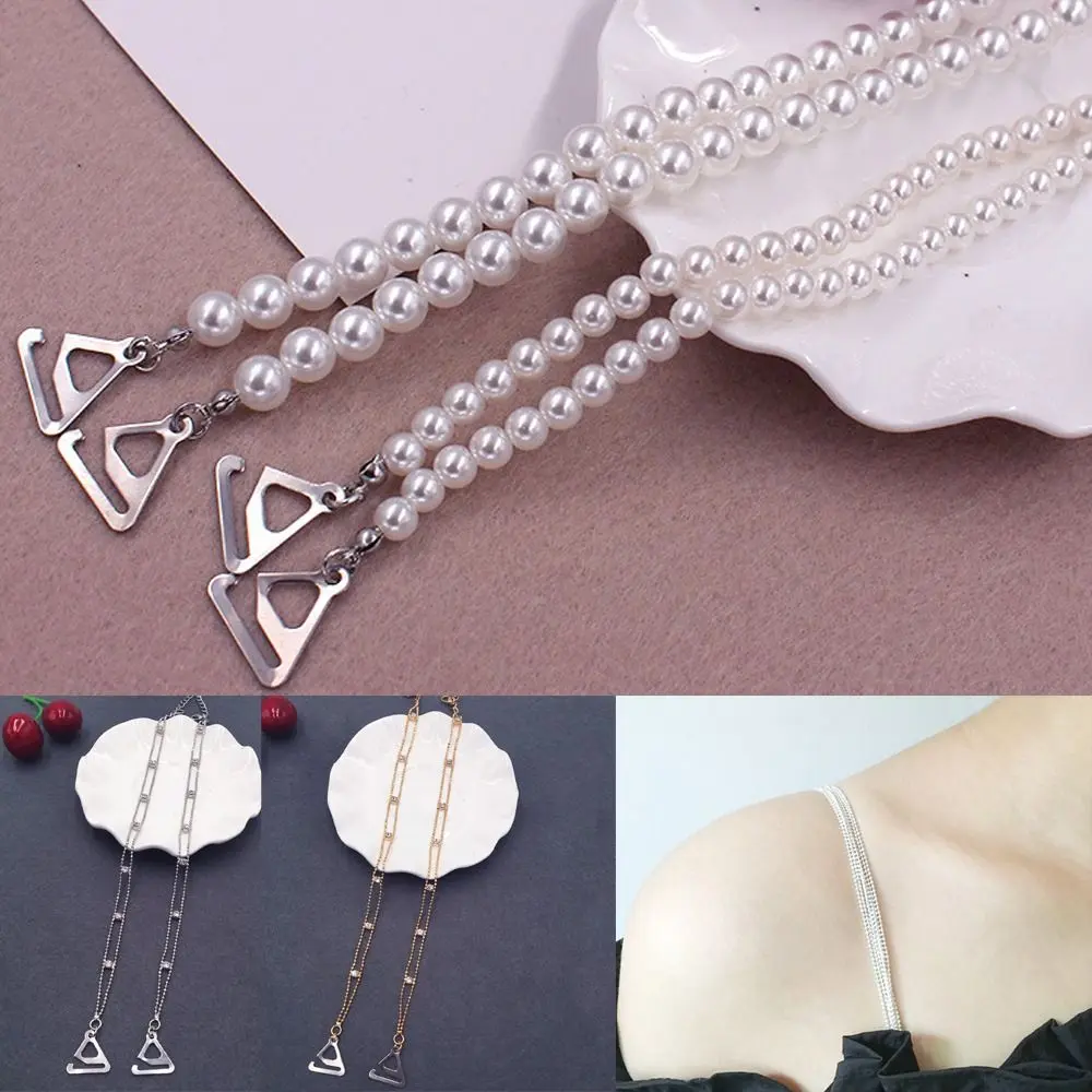 Dây áo ngực kim loại, thời trang, chống trượt, dây đeo vai, đính đá, Có Thể Điều Chỉnh, dành cho đồ lót phụ nữ, phụ kiện