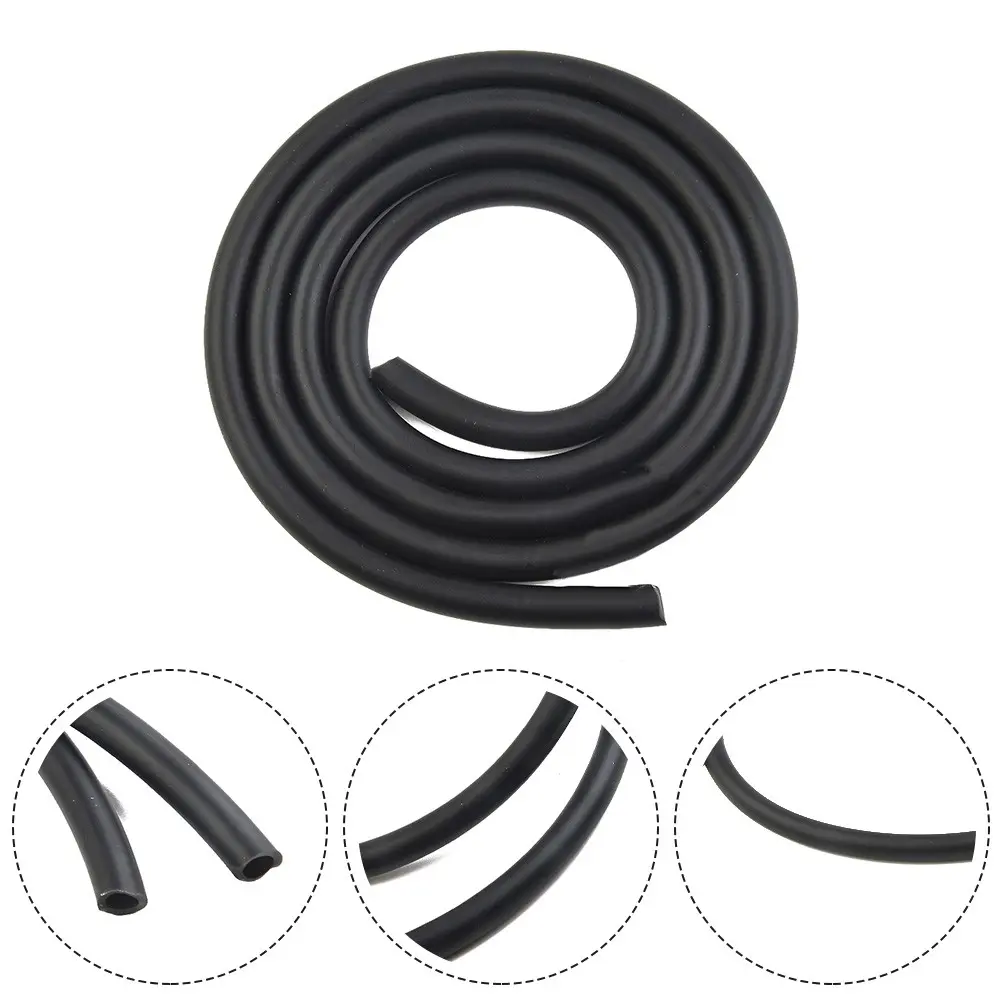 1M Black Fuel Line Hose  5mm ID 8mm OD Diesel Petrol Water Hose Engine Pipe