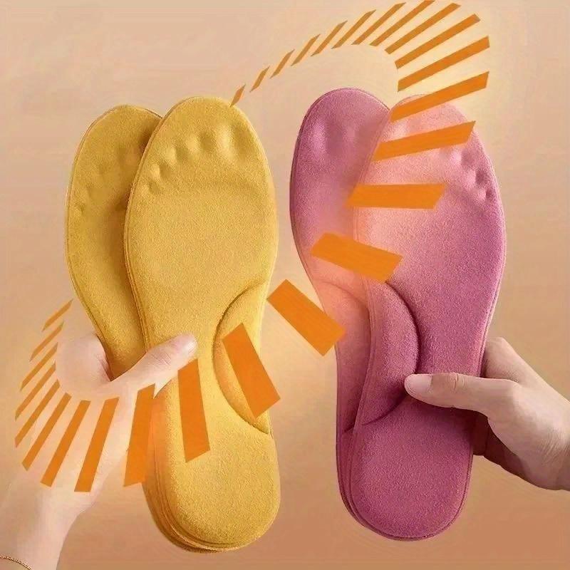 [10pcs Thick Memory Foam Insoles] 10pcs of thick memory foam insoles, suitable for men and women, foot massage warm winter sports insoles, soft and comfortable, suitable for men and Women's tailable design 7