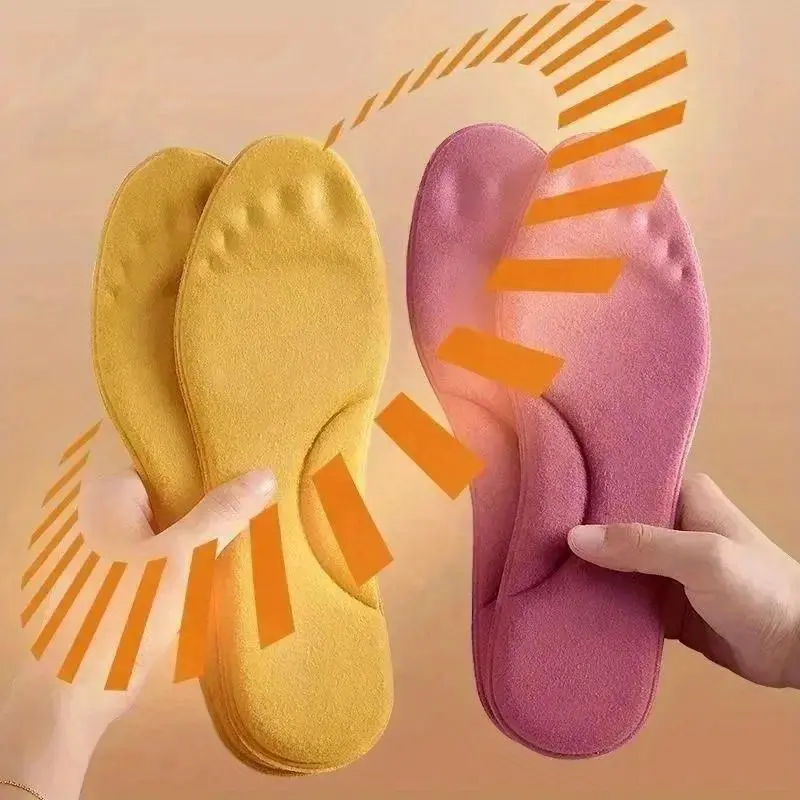 [10pcs Thick Memory Foam Insoles] 10pcs of thick memory foam insoles, suitable for men and women, foot massage warm winter sports insoles, soft and comfortable, suitable for men and Women's tailable design 6