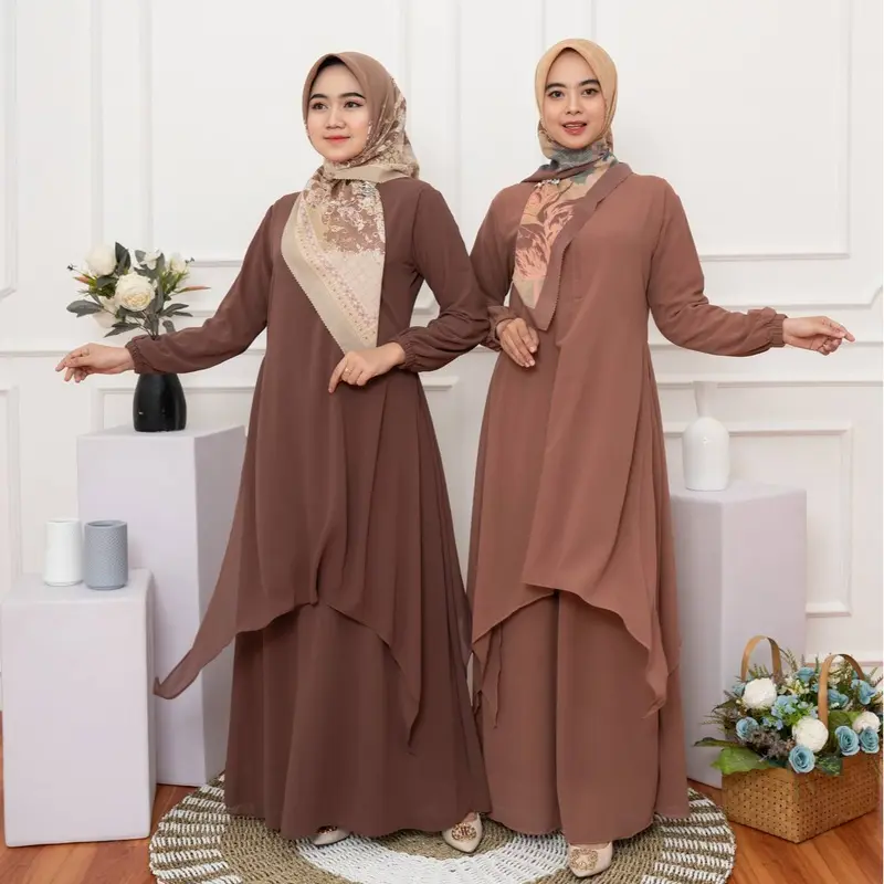 PB Prilly Busana - Noor Gamis Malaysia Ceruti - Baju Muslim Dewasa - Pakaian Wanita 2