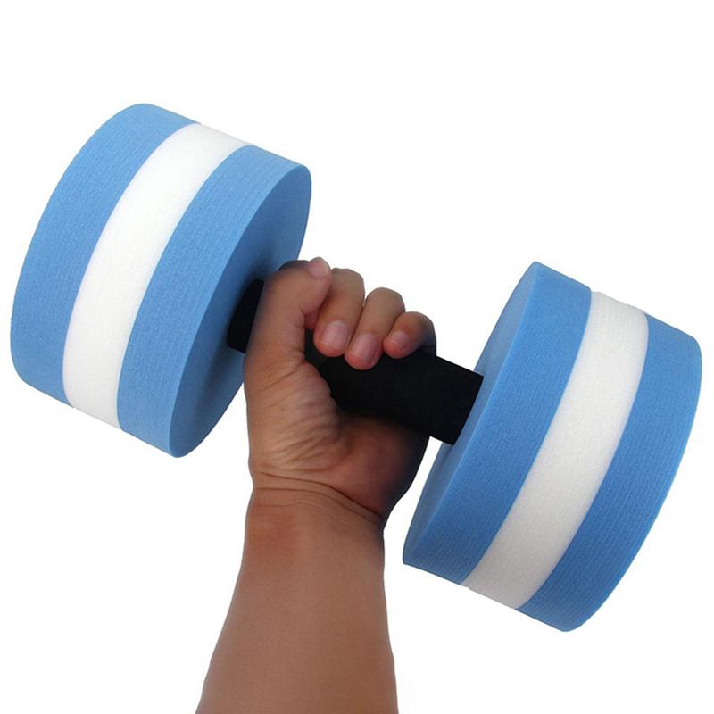 Product Introduction of [TTSS]Floating Swim Gym Dumbbell Water Weight Aerobics Fitness Pool Water Swimming Aqua Exercise Barbell EVA Foam Aquatics Dumbbell 16