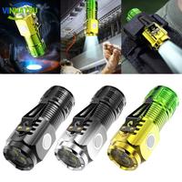Gambar Vinnatsu Senter LED Super Terang / Senter Zoom LED Super Terang Waterproof /  LED High Power Aluminium Waterproof Senter/ Senter Isi Ulang Portabel lampu Baterai Pvc - Gradien Perak dari Vinnatsu official Kab. Tangerang 1 Tokopedia
