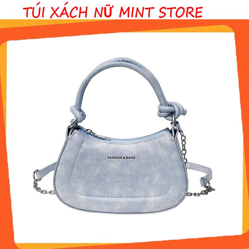 Túi Xách Nữ Đẹp Quai Tròn Cầm Tay Đeo Chéo Dáng Basic Da Pu Thời Trang Hàn Quốc Thanh Lịch Sang Trọng Bag 628 1