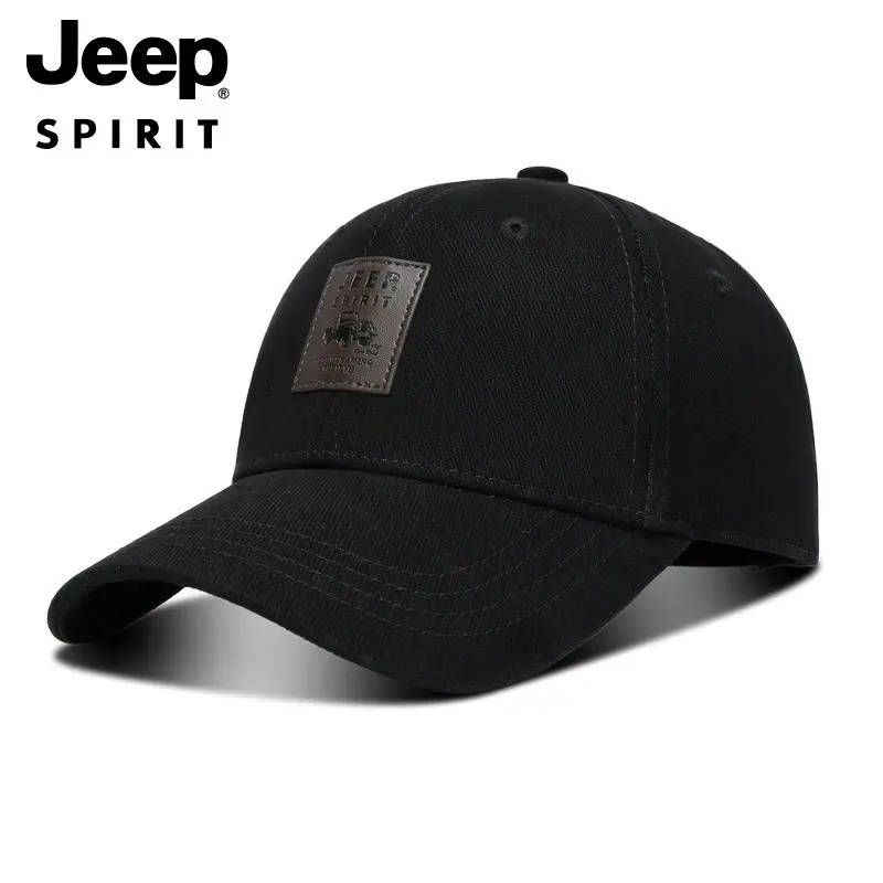 Mũ Bóng Chày Định Hình JEEP SPIRIT Dành Cho Phụ Nữ Và Nam Giới Màu Trơn Làm Bằng Bông Mũ lưỡi trai