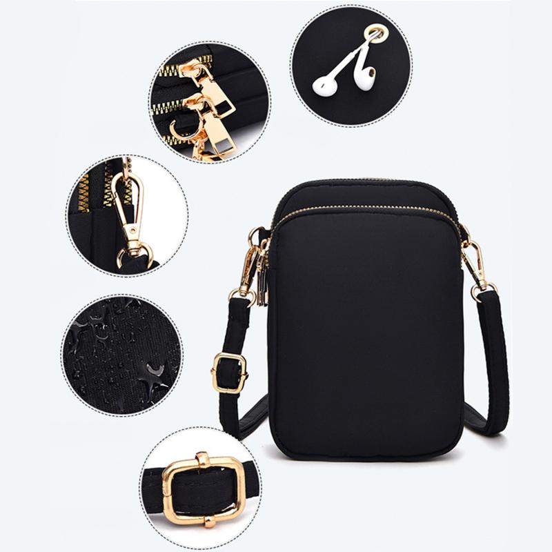 Product Introduction of Túi Đeo Vai Đeo Chéo Mini, Thời Trang, Dành Cho Nữ, Có Khóa Kéo, Đa Chức Năng, Túi Xách, Ví Đeo Tay, Nữ, Nữ 16