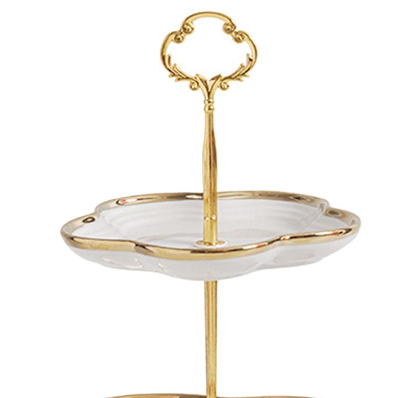 Product Introduction of 3 Tier Serving Tray Cupcake Tree Multifunctional Pastry Holder Cake Rack for Baby Shower Wedding Father's Day Parties Birthday 2