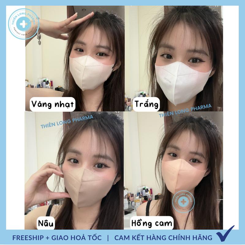 [Thùng 100 Chiếc] Khẩu trang 5D THÁI LAN, 5D MASK CAREION kháng khuẩn dày dặn nhiều màu sắc khẩu trang  5d 5