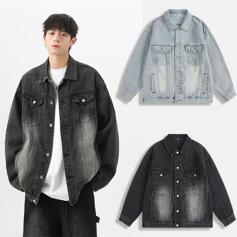  Áo khoác jean nam chống nắng 2025 boy phố jean cao cấp form rộng wash màu trẻ trung cá tính DYNYOUTH 