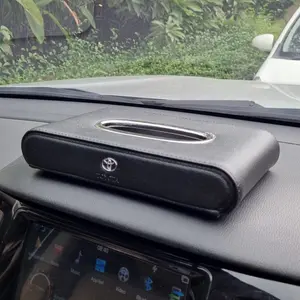 Tempat Tissue Mobil Kulit Anti Slip Kualitas Bagus Car