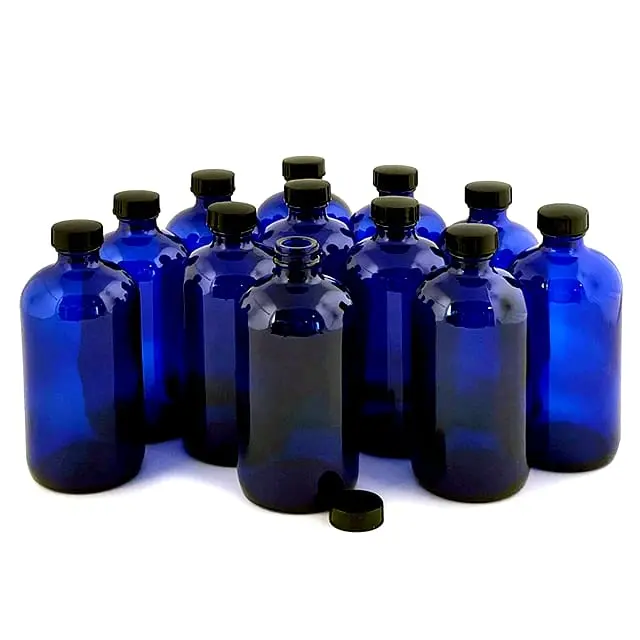 Botol Kaca Biru Blue Solar Water Therapy 4