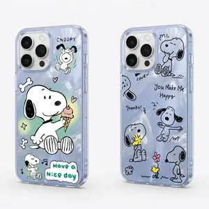 Snoopy Casing hp untuk Redmi NOTE9S NOTE9 NOTE 13 14 12 11 10 T REDMI 15 14 C 13 12 11 10 A5 silikon phone case terbaru aesthetic softcase lucu estetik mewah premium shockproof transparan cover