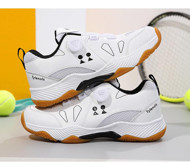 Product Introduction of In Stock Professional Badminton Shoes Non-Slip Tennis Shoes Volleyball Shoes Sneaker Table Tennis Ball Shoes Competitive Table Tennis Ball Shoes Badminton Shoes Tennis Shoes Lightweight Sneaker Men and Women Breathable Rotating Button Retail 20
