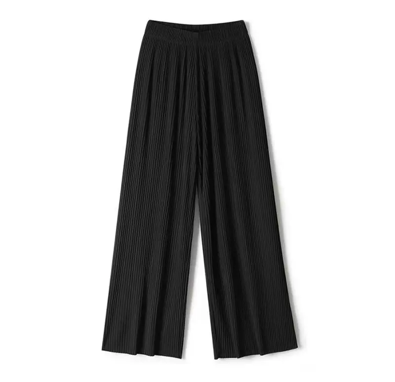 Quần nữ ông rộng thun tăm lạnh dày dặn (42-60kg) - phong cách trẻ trung nữ tính lịch sự - Women Voan Pants 1
