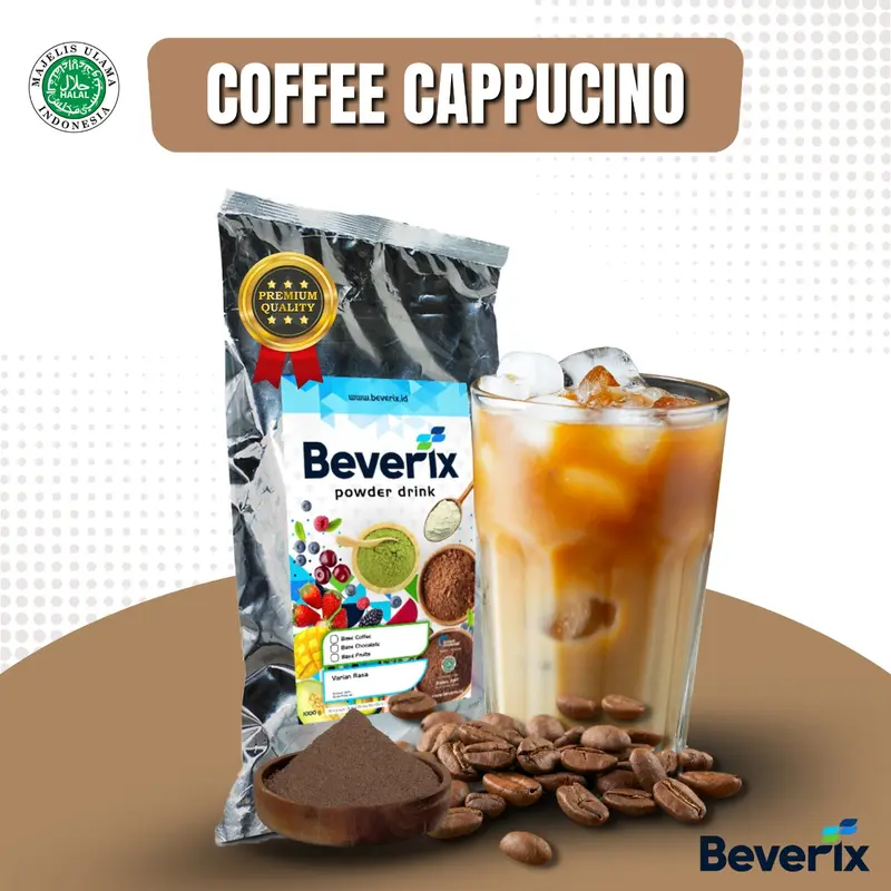 500 GR BEVERIX Bubuk Kopi Premium Aneka Rasa - Serbuk Minuman Usaha Kopi Kekinian 2