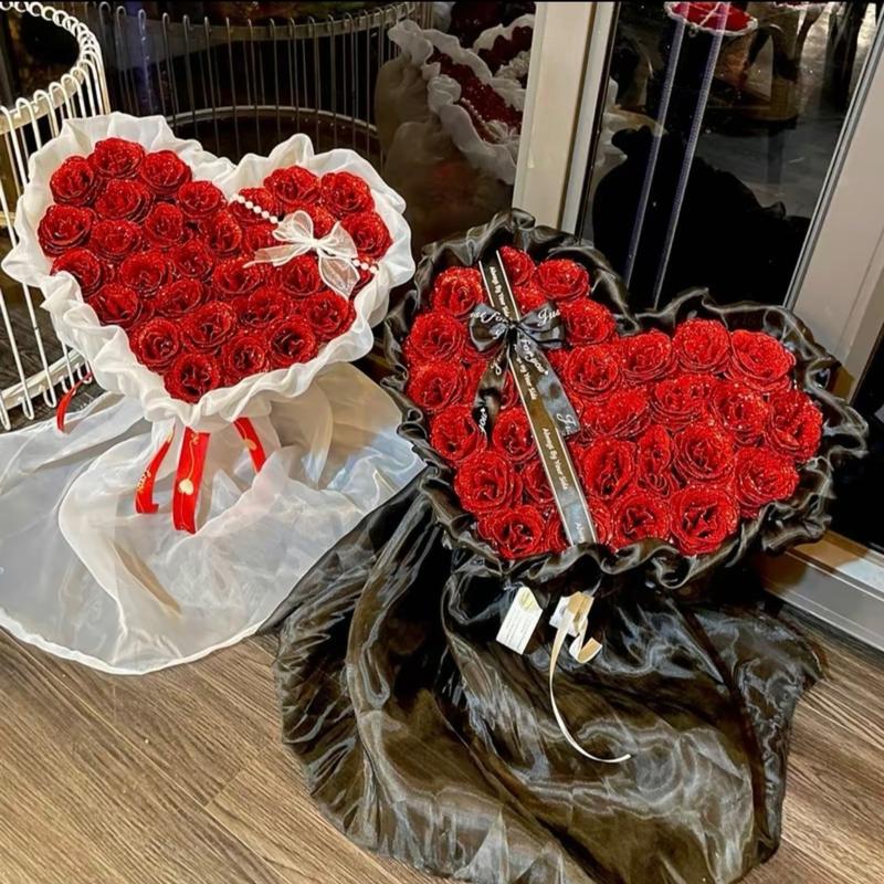 Hoa voan đen loại 22bông - 29 bông tặng 20 10 và 8 3 Decor Trang Trí Nhà Decor Bàn Decor Phòng