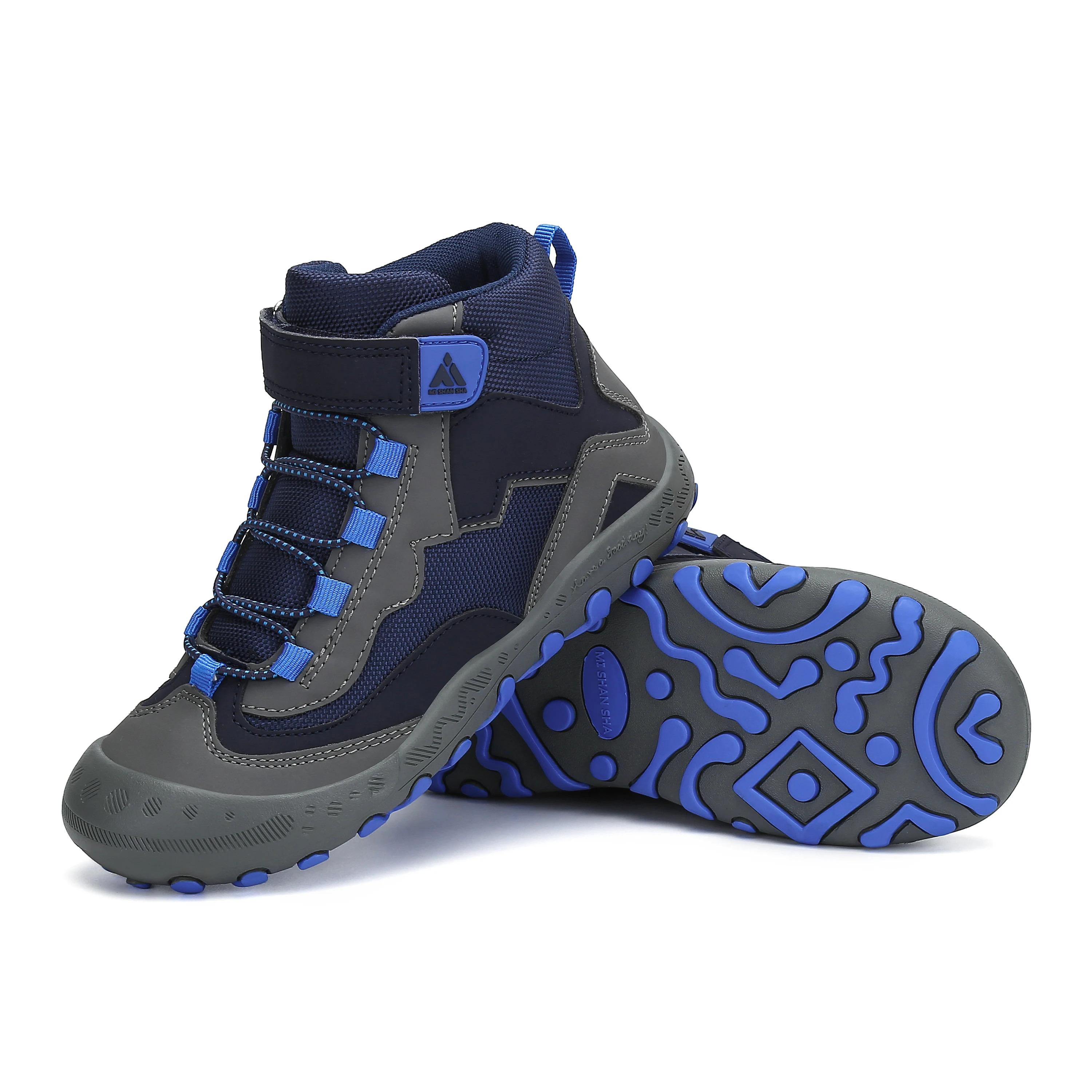 Scarpe da esterno per bambini, resistenti all'acqua, scarponi da trekking, anticollisione, antiscivolo, scarpe da ginnastica alla caviglia per bambini_voghion.com