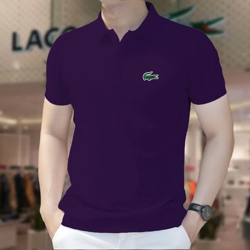 Áo Polo Nam Tay Ngắn Cotton Co Giản Nhẹ - Hàng Mới Nhất - Menswear, Ngăn Tay, Có Cố - Shirt 2