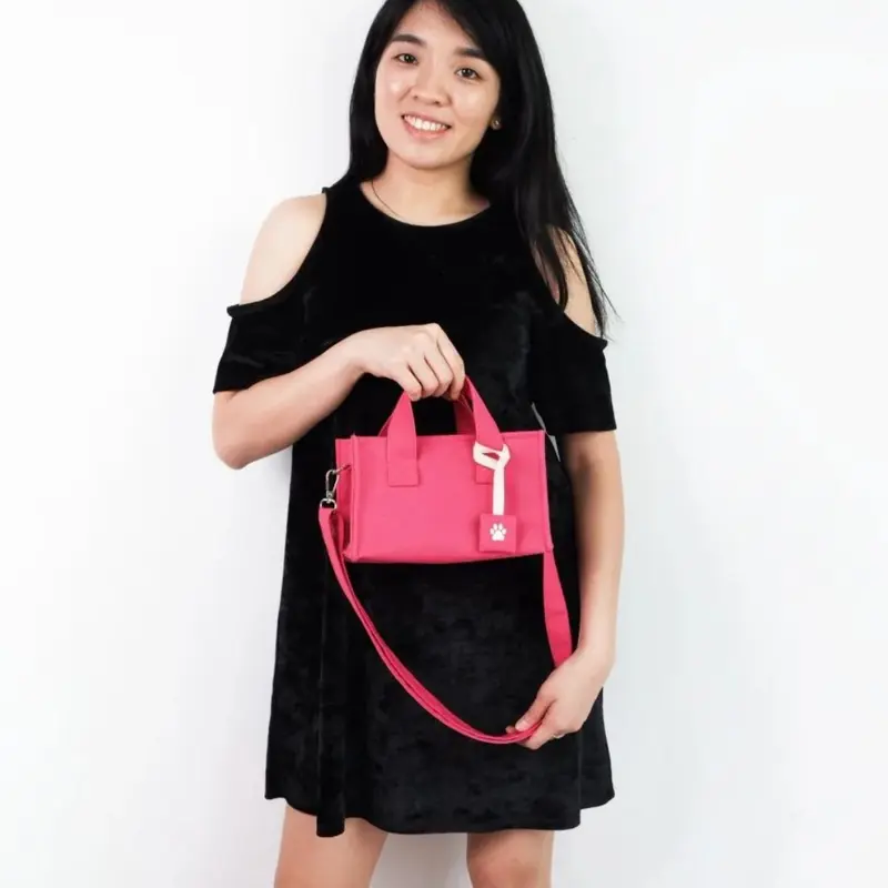 Belva Slingbag Tas Selempang Kanvas Wanita Free Custom Nama 7