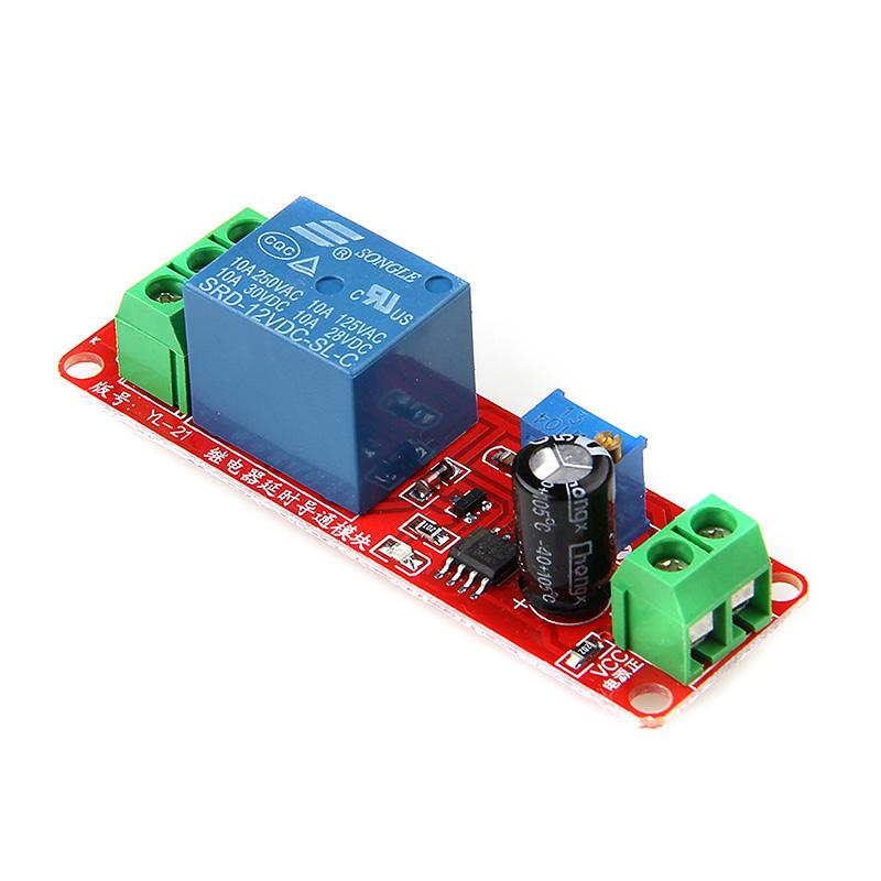 Product Introduction of 12V NE555 Oscillator Delay Adjustable Timer Relay Switch Module 0-10 Second 12