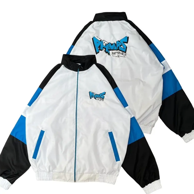 Jaket Retro PHMPS jacket Pria Wanita kerah lembut 0