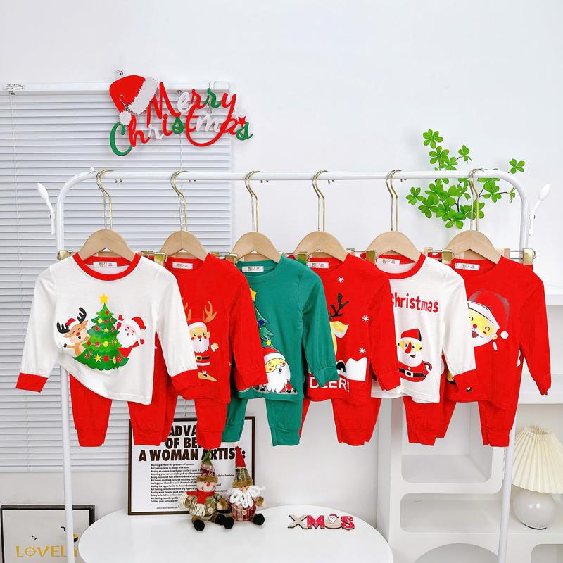 [MK KID] Bộ Quần Áo NOEL Dài Tay Cho Bé Trai Bé Gái 7-30KG Dưới 8 Tuổi Cao Dưới 125Cm , Đồ Giáng Sinh với họa tiết Dễ Thương