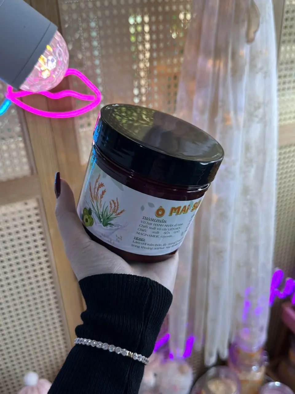 Hộp/Set Tẩy Tế Bào Chết Ô MAI SỮA GẠO. Cấp Ẩm, Làm Sạch Nhẹ Dịu. BODY