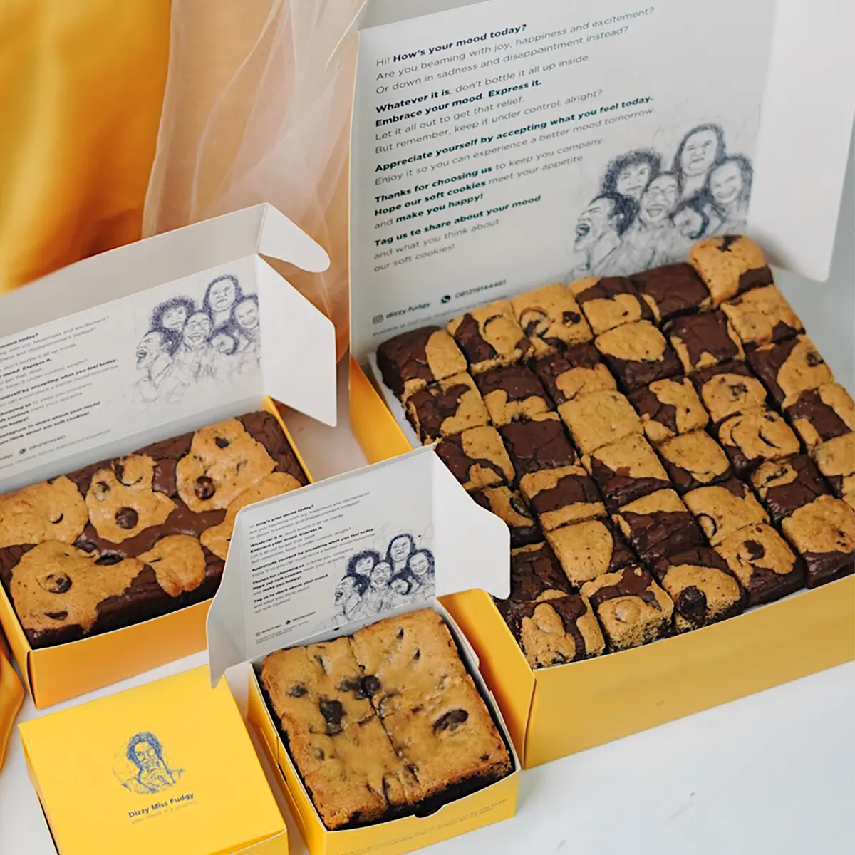 BRO-G (BROWNIES & OG COOKIES ) / BROKIES / FUDGY BROWNIE + CHEWY COOKIES / 100% USE FINEST BELGIAN DARK CHOCOLATE / PREMIUM INGREDIENTS ONLY (Mohon baca deskripsi)