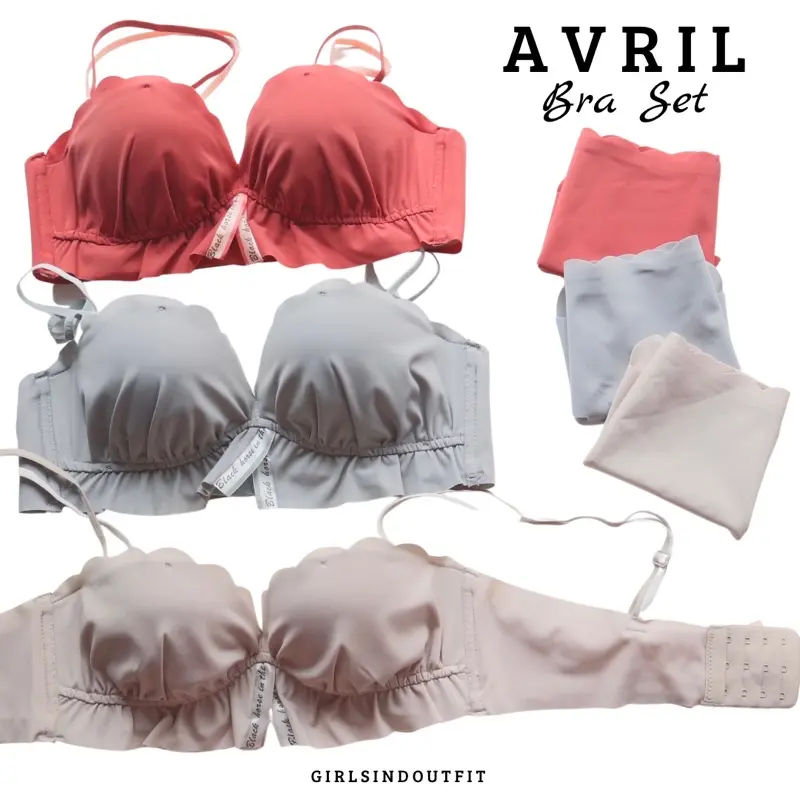 Avril Bra Set | Bra Set Non Wire | Bra Set Push up | Daily Bra 0