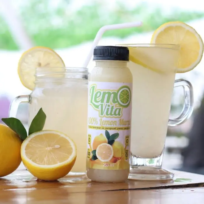 Sari Lemon Lemovita 250 ML - Jus Lemon Murni BPOM Air Minuman