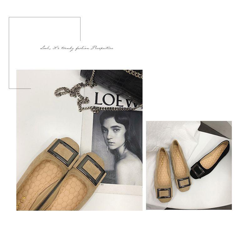 Product Introduction of 34/44 Size 35-Size 44 Women's Oversized Shoes Botton Width Fat 43 plus-Sized Pumps Versatile Korean Flat Low-Cut Gommino 14