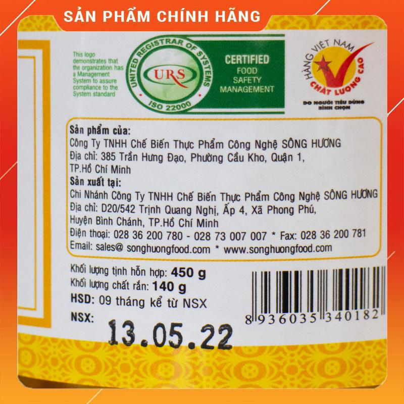 Dưa Món - Sông Hương Foods Hũ 450g - Ăn kèm, bún, phở, mì tôm, thịt nướng, bánh chưng, bánh tét... Chua Sen Chè sour pickle 2