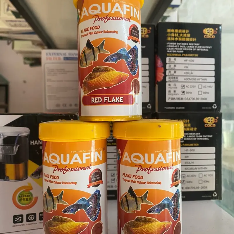 Cám mảnh Aquafin, cám cá cảnh, thức ăn cho cá, chuyên dùng cho cá cảnh hỗ trợ tăng size kích màu