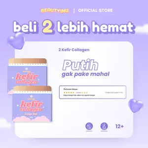 [ISI 2] Beautyinu Sabun Kefir Collagen Soap Sabun Pemutih Badan 60 Gram Membersihkan Mencerahkan Tubuh