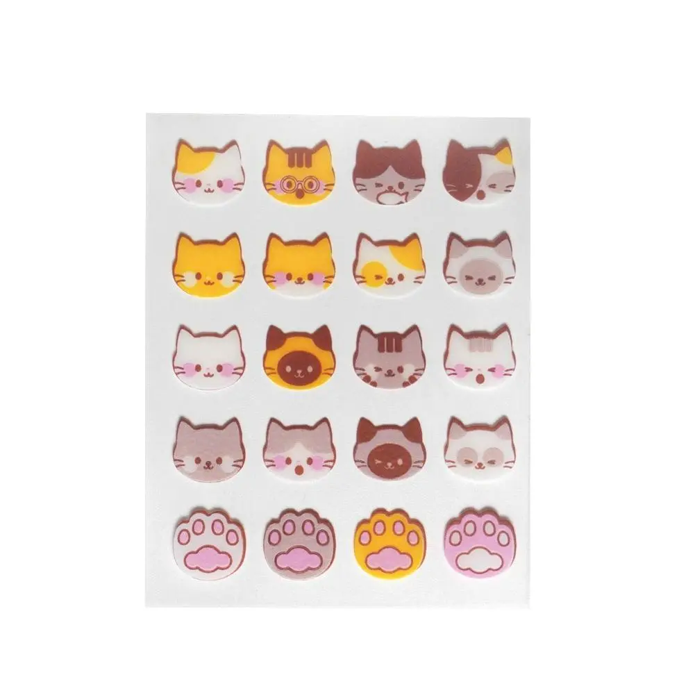 Hydrocolloid Acne Patch Cartoon Cute Cat Paw Bear Acne Pimple Cover Spot Skin Patch Care P3O9