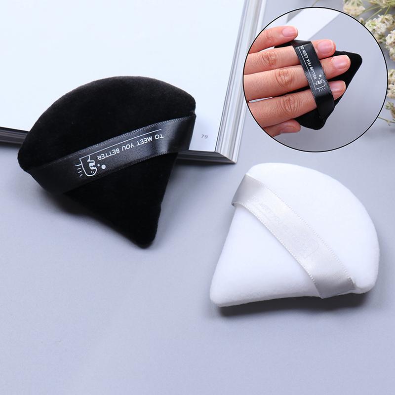 Bông Mút Trang Điểm Mặt Nhung, Hình Tam Giác Mini, Bông Mút Satin Mỹ Phẩm, Mút Bọt Biển 1