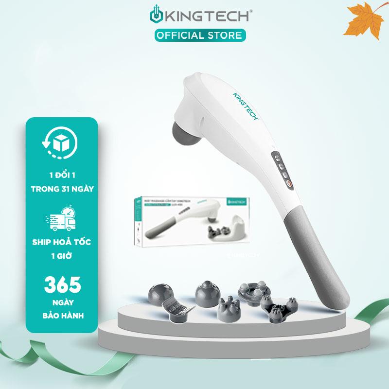 Máy Massage Cầm Tay KINGTECH LUX-450 Mát Xa Toàn Thân Chuyên Sâu Vai Cổ Lưng Chân Tay - Quà Tặng Cao Cấp Cho Người Thân - Hàng Chính Hãng