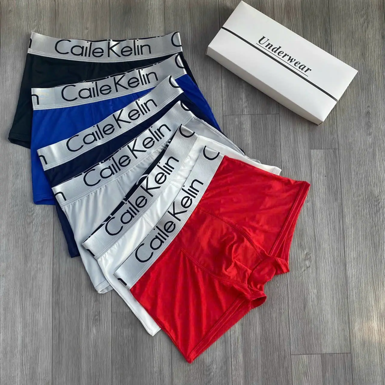 Combo 4-6 Quần sịp đùi, boxer nam co dãn 4 chiều cotton thun lạnh mềm mịn chất liệu cạp dệt đồ lót nam cao cấp Quần Boxer Menswear Kem