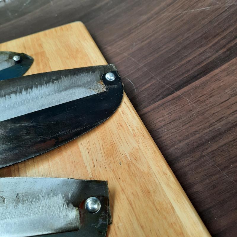 Dao Thái Hoa Chuối Cán Gỗ - Bào Rau Củ Thép Làng nghề Đa Sỹ 5