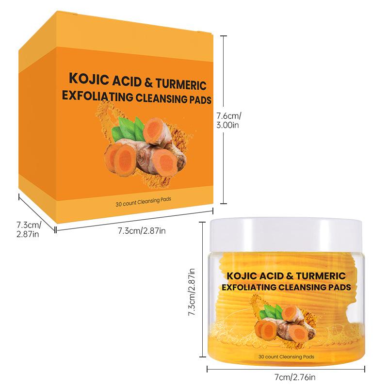 Product Introduction of Turmeric Cleansing Pads Turmeric Cleansing Pad Exfoliating Cleansing Facial Care Skincare Comfort 8