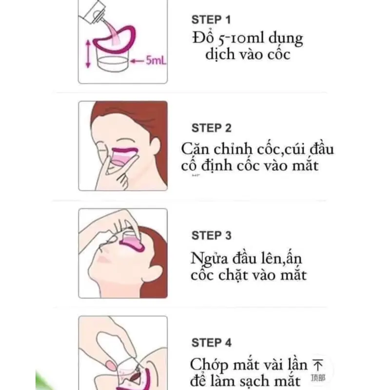 Nước rửa mắt Eyebon Vitamin Kobayashii Nhật Bản 500ml 4