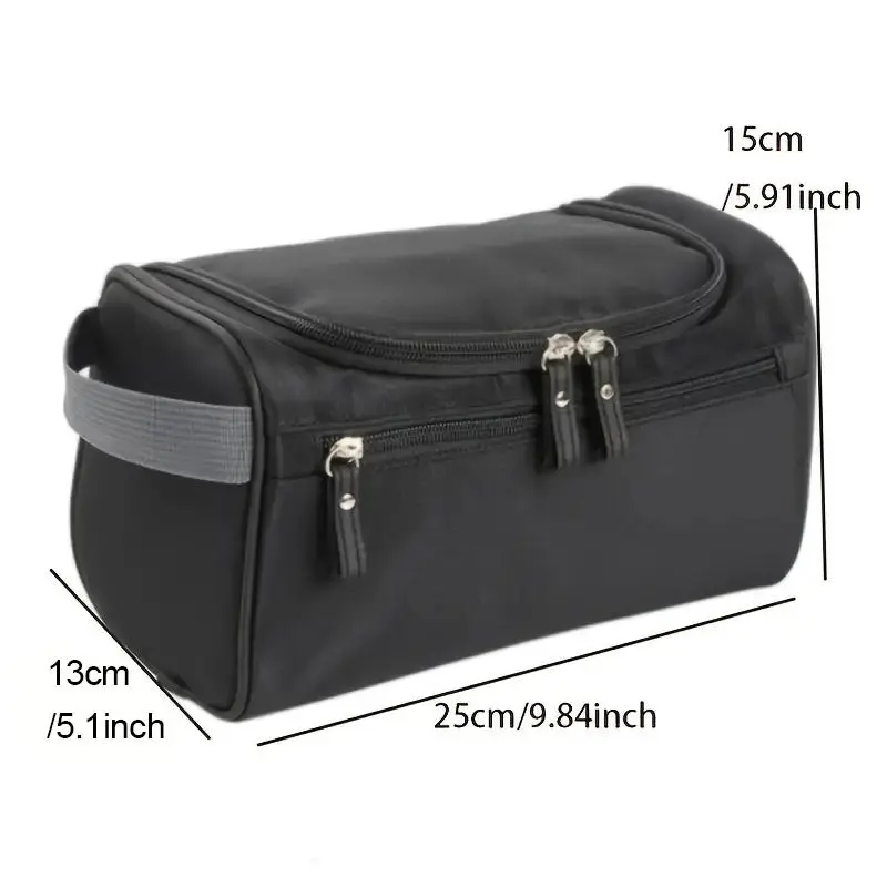 Large Capacity Waterproof Bag, Outdoor Travel Bathing Products Storage Bag with Hanging Hook, Multifunctional Travel Toiletry Bag, Unisex 1