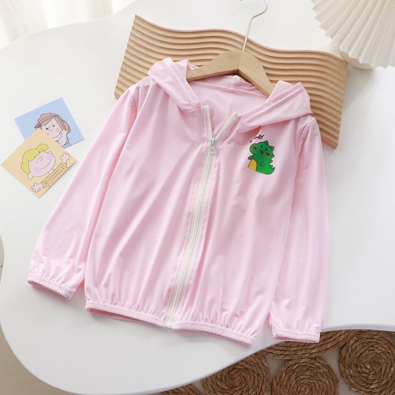 Summer children's sun protection clothing, ultra-thin and breathable skin clothing for boys and girls, beach sun protection clothing 3