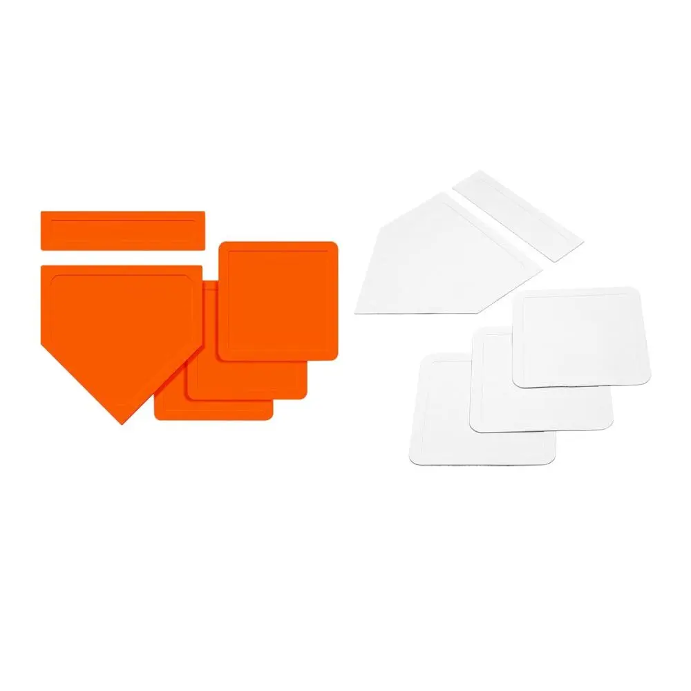 Throw Down Rubber Base Set Baseball Softball Bases Set for Softball Teeball