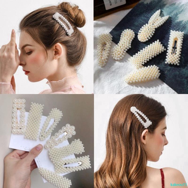 Product Introduction of kakeou73 Set Kẹp Tóc Nữ 20 Cái Đính Ngọc Trai Nhân Tạo Thời Trang Kiểu Hàn Quốc Siêu Xinh (ngẫu nhiên-không trùng) 25