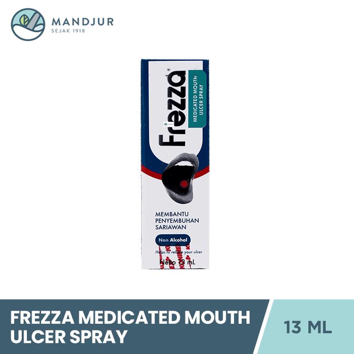 Gambar Frezza Medicated Mouth Ulcer Spray 13 mL - Spray Mulut Penghilang Sariawan dari Apotekmandjurofficial Kota Administrasi Jakarta Pusat Tokopedia