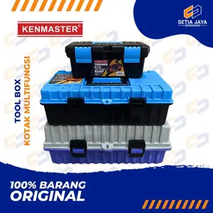 Tool Box / Kotak Tukang / Perkakas Kenmaster Plastik B250 / B380 / 17"